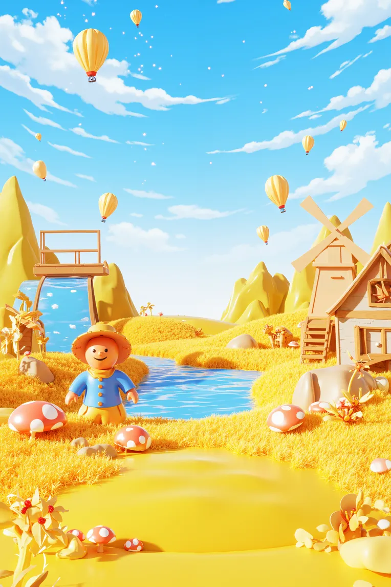 Cartoon style,Mockups,Building,LoRA,FLUX.1