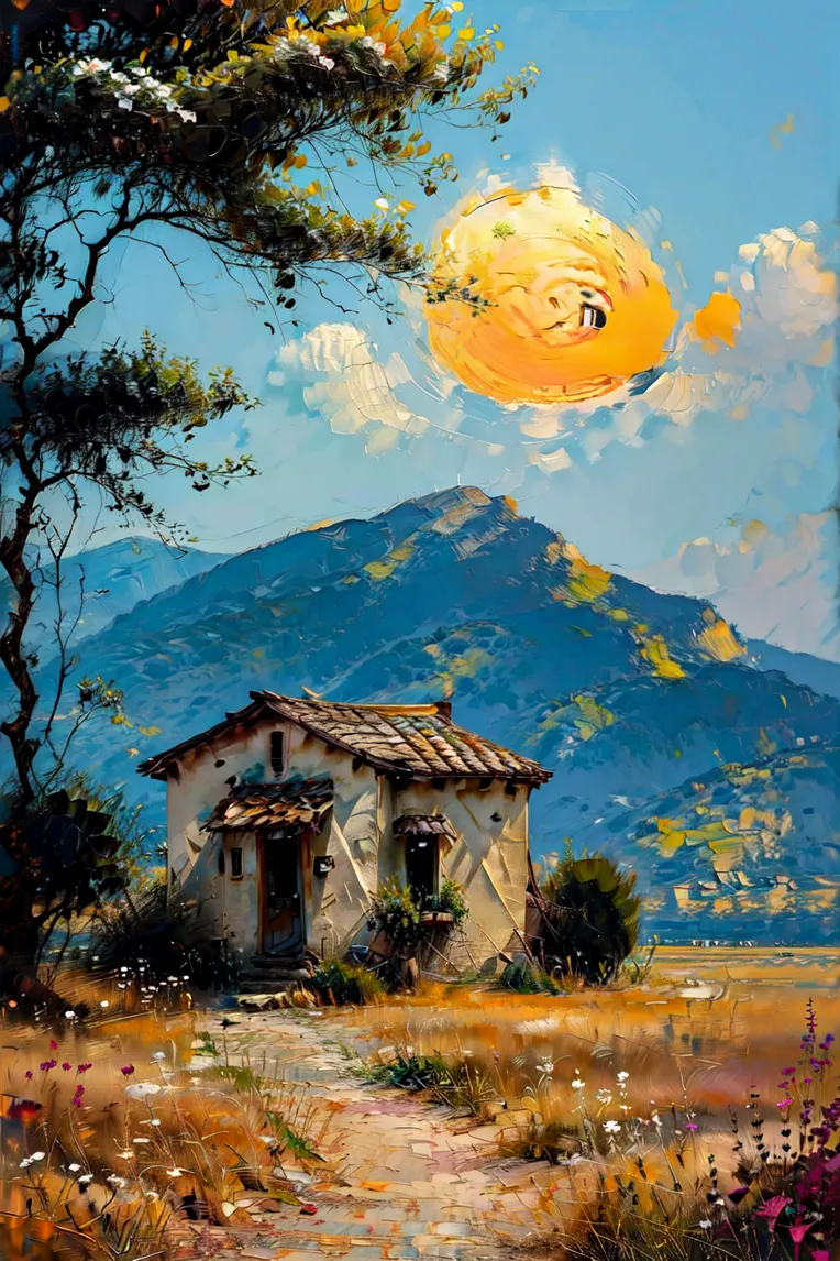 Traditional Painting Media,Style Boost,Landscape,LoRA,SD 1.5