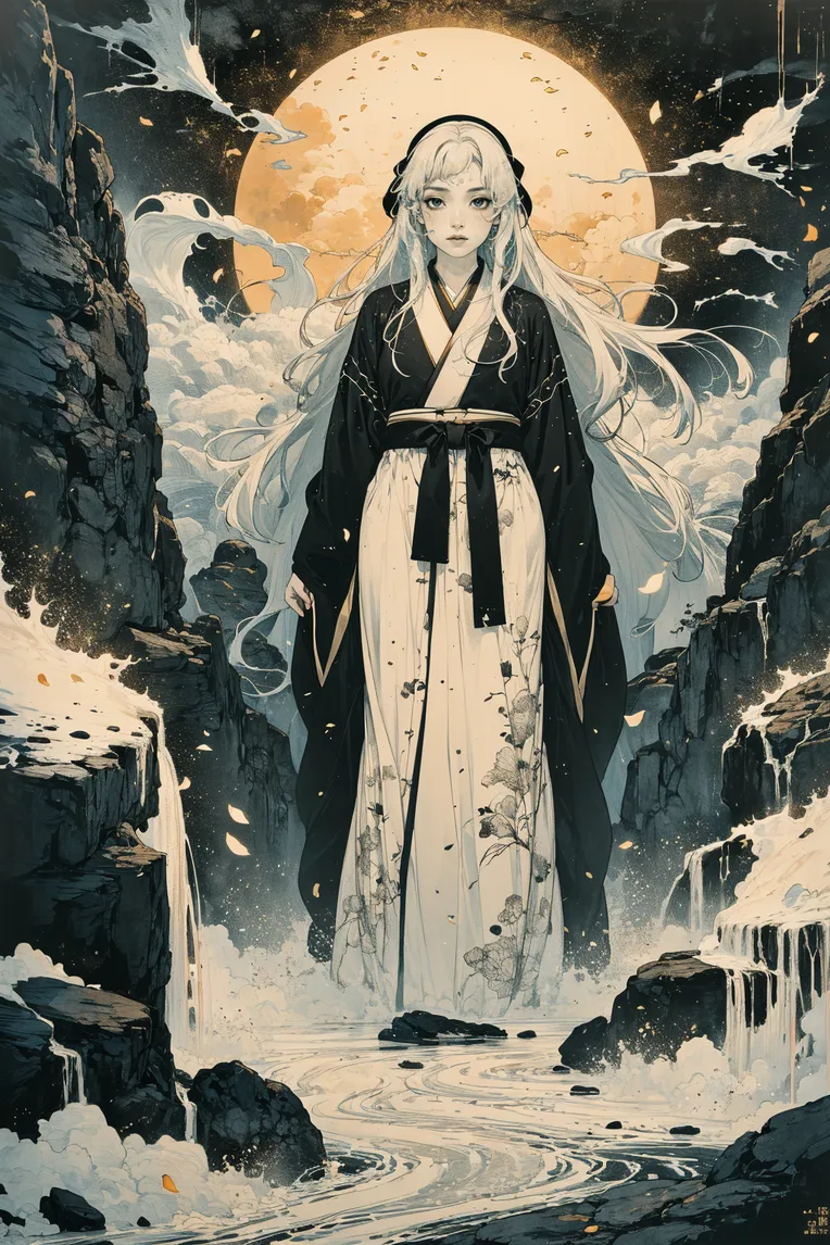 Chinese Style,Traditional Painting Media,Girl,LoRA,SD 1.5