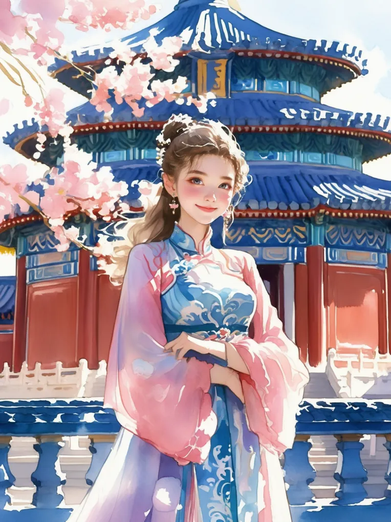 Classic Painting,Traditional Painting Media,Girl,LoRA,SDXL