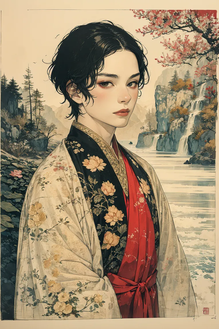 Chinese Style,Traditional Painting Media,Girl,LoRA,SD 1.5
