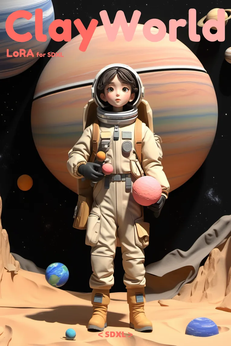 Craft Style,Digital Painting Media,Girl,LoRA,SDXL