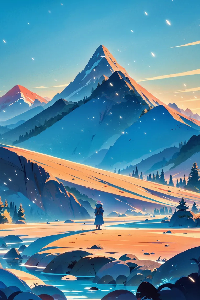 Flat,Flat Illustration,Girl,LoRA,SD 1.5