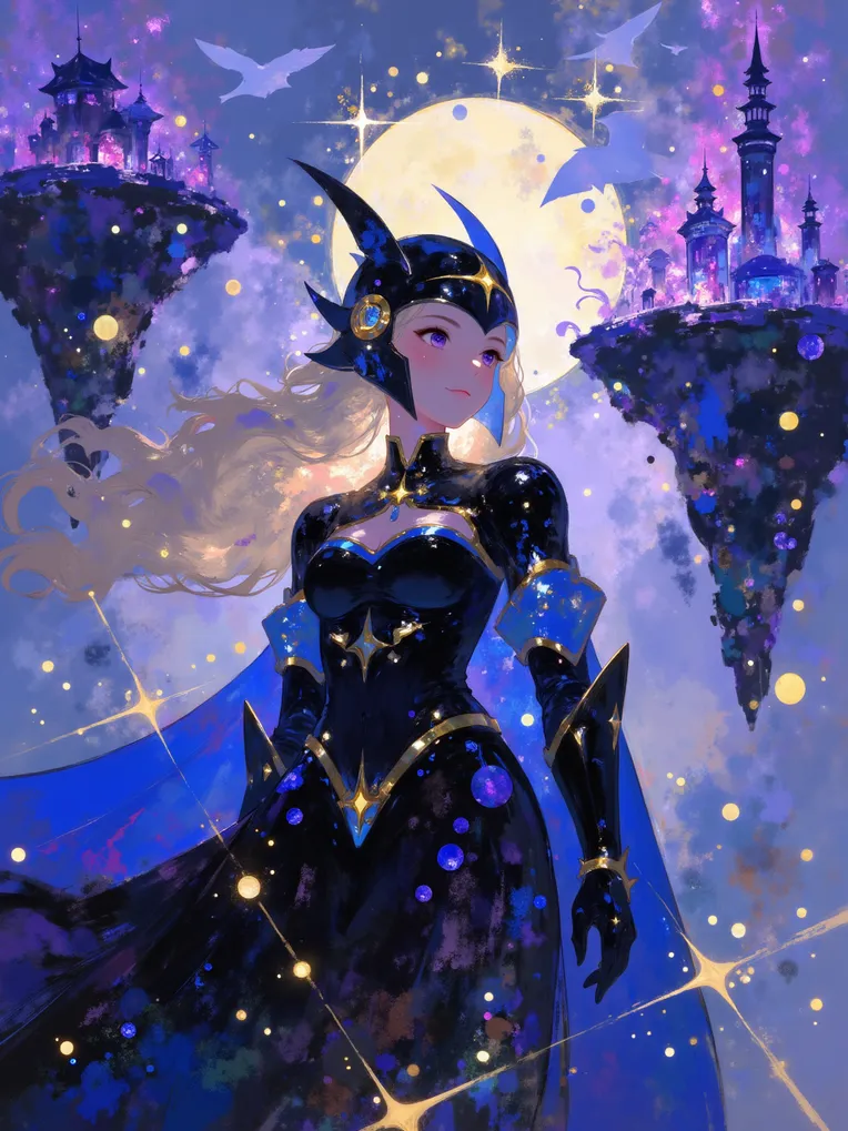 Digital Painting Media,Girl,Style Boost,LoRA,FLUX.1