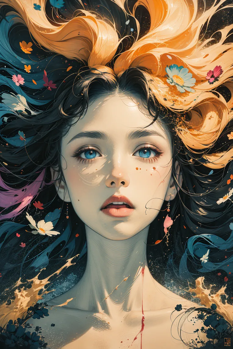 Chinese Style,Traditional Painting Media,Girl,LoRA,SD 1.5