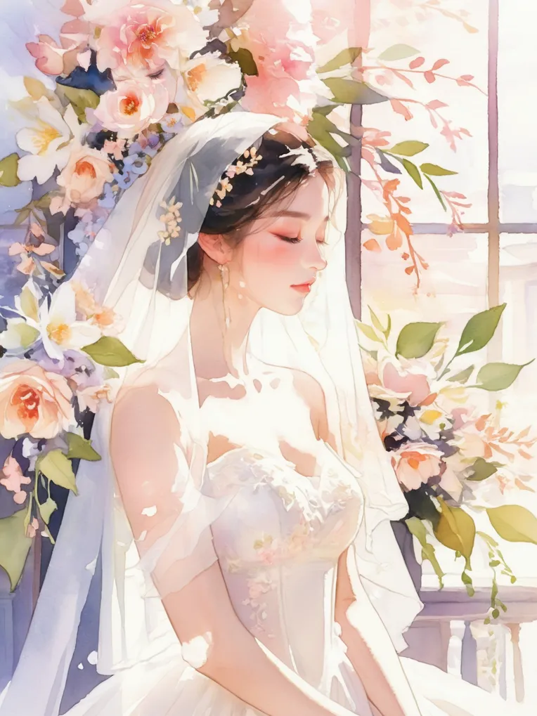 Classic Painting,Traditional Painting Media,Girl,LoRA,SDXL