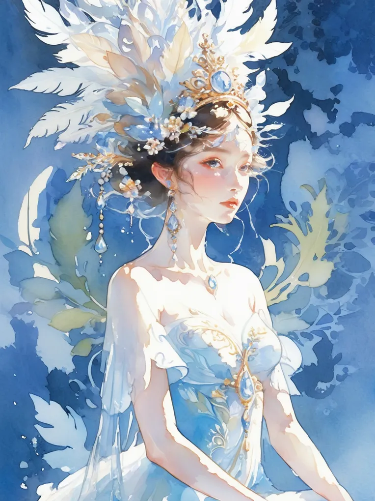 Classic Painting,Traditional Painting Media,Girl,LoRA,SDXL