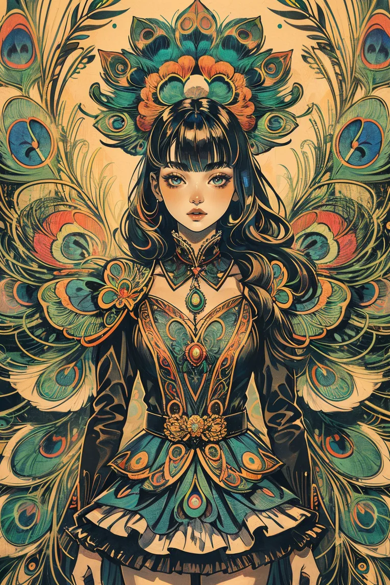 Classic Painting,Traditional Painting Media,Girl,LoRA,SD 1.5