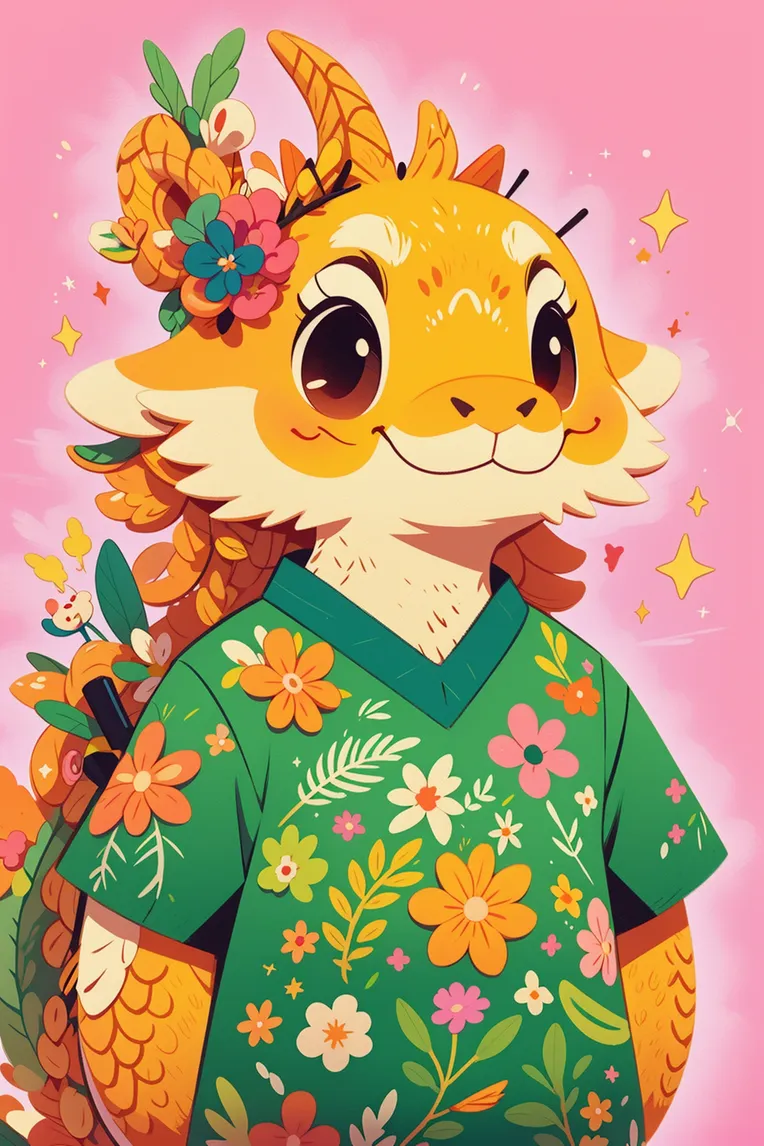 Flat,Flat Illustration,Girl,LoRA,SD 1.5