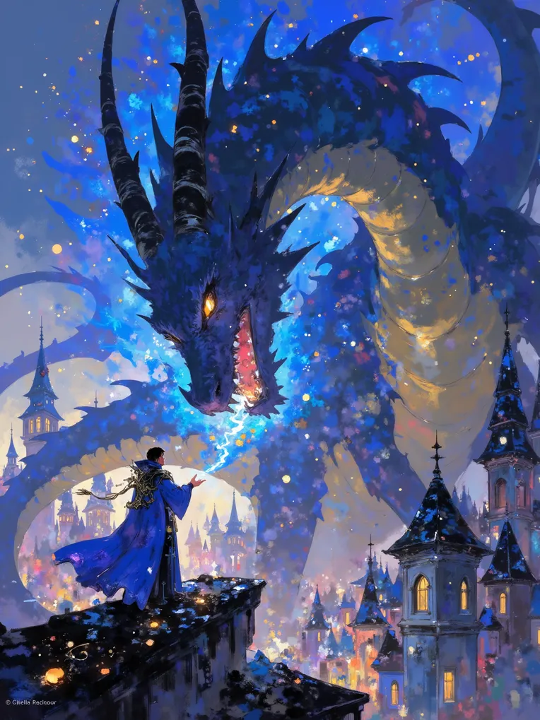 Digital Painting Media,Girl,Style Boost,LoRA,FLUX.1