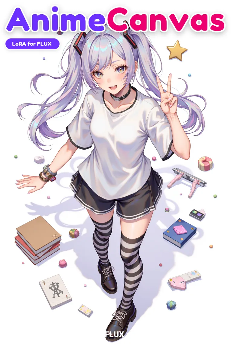 Anime Style,Girl,Style Boost,LoRA,FLUX.1
