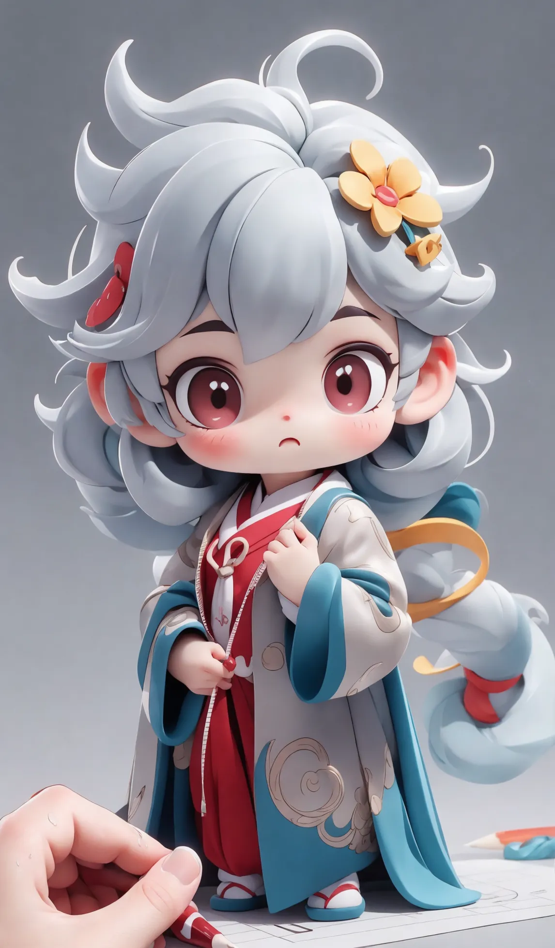 AI绘画-IP DESIGN | 3D可爱化模型-彼此-AI绘图-LiblibAI