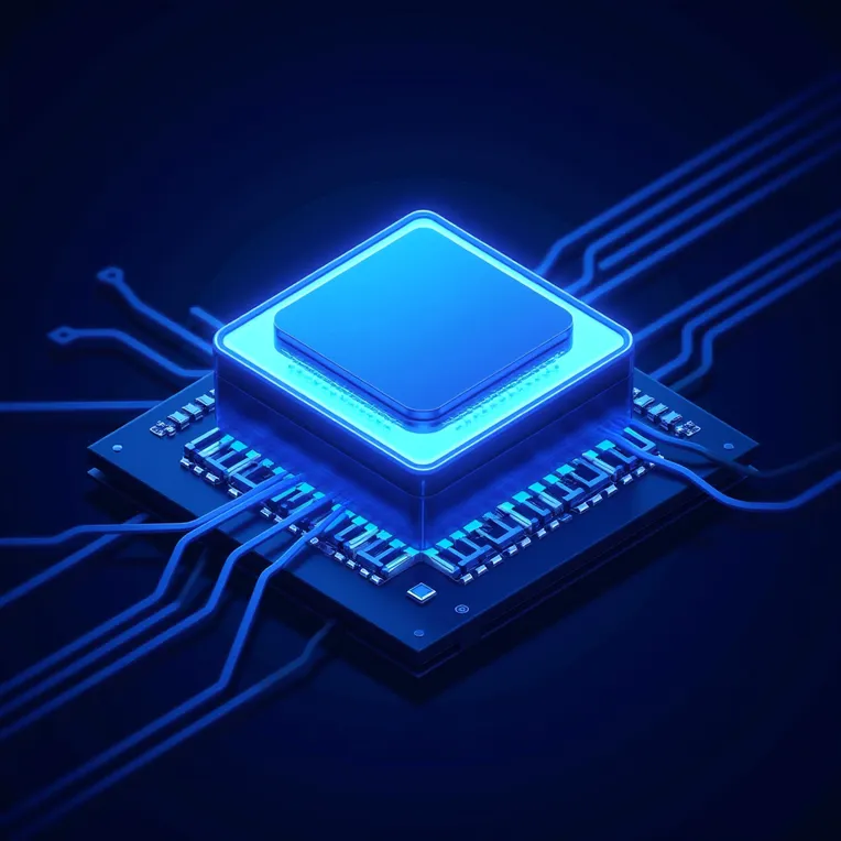 Technology Core Processor CPU Modeling Rendering Diagram FLUX-LoRA-vast ...