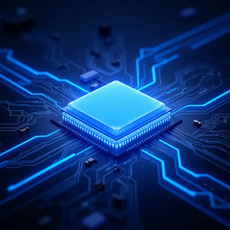 Technology Core Processor CPU Modeling Rendering Diagram FLUX-LoRA-vast ...