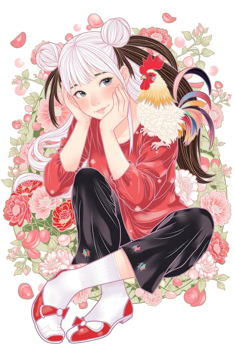 Digital Painting Media,Girl,Style Boost,LoRA,FLUX.1