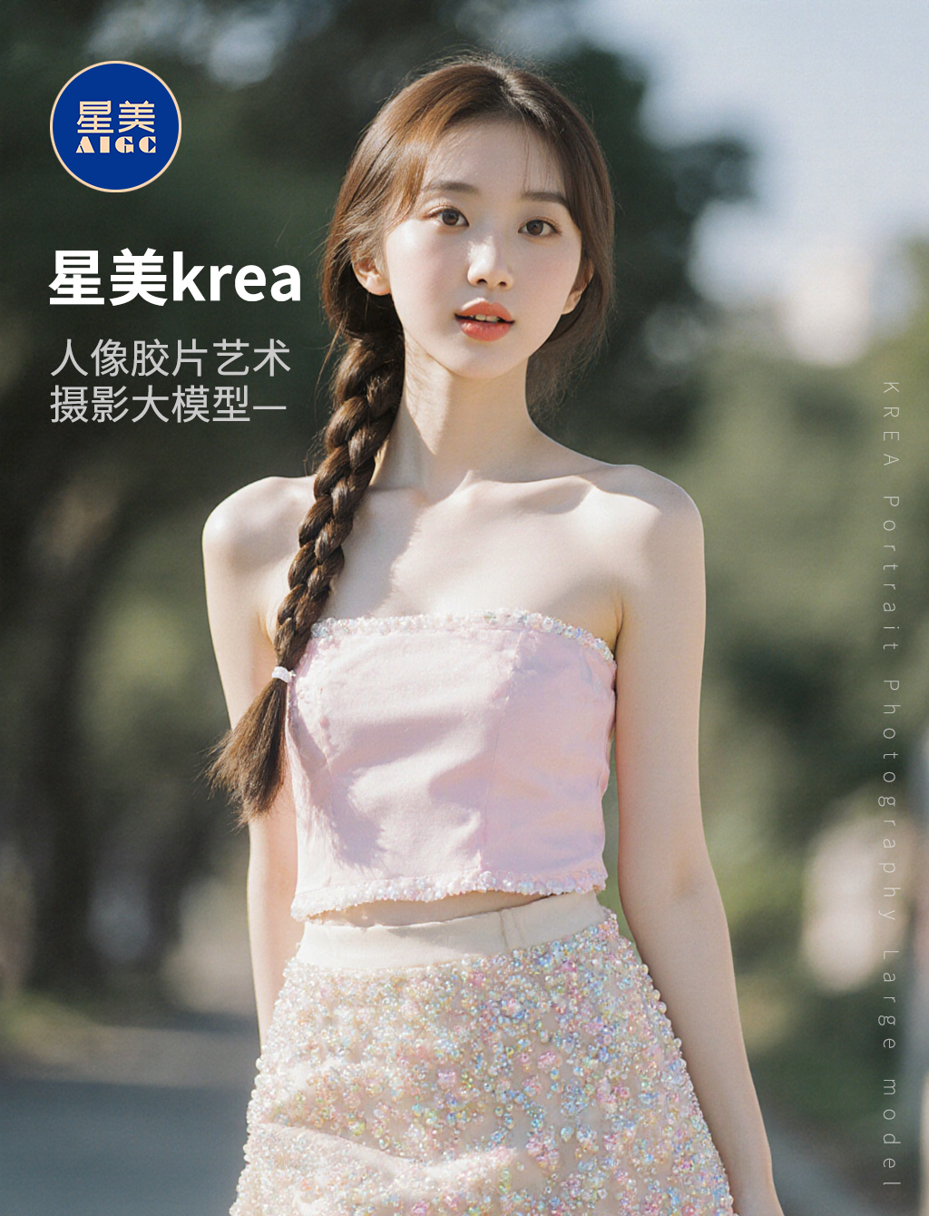 Large model of portrait art photography 1.0
