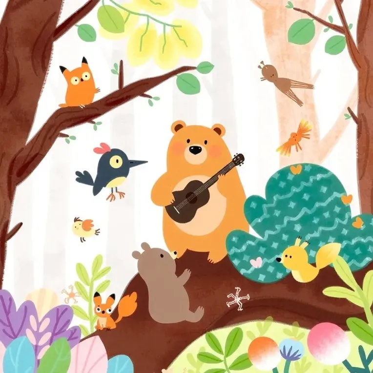 Kids' Illustration,Girl,Style Boost,Workflow,FLUX.1