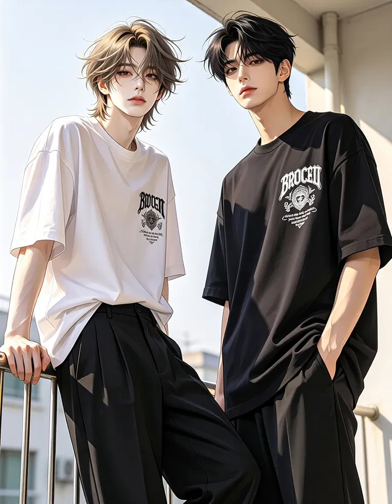 Girl,Boy,Building,LoRA,