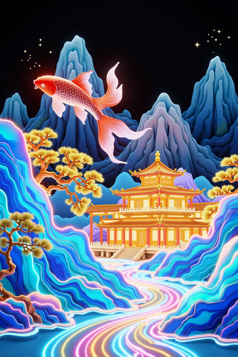 Traditional Painting Media,Style Boost,Landscape,LoRA,FLUX.1