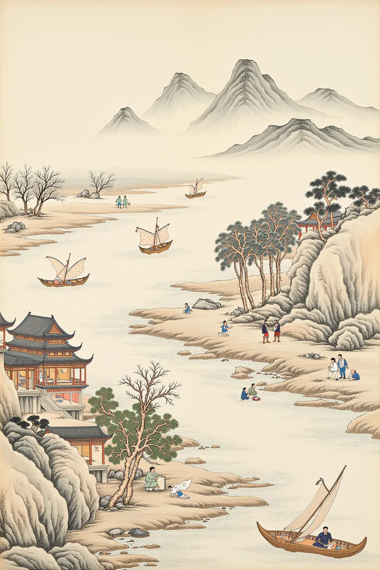 Traditional Painting Media,Style Boost,Landscape,LoRA,FLUX.1