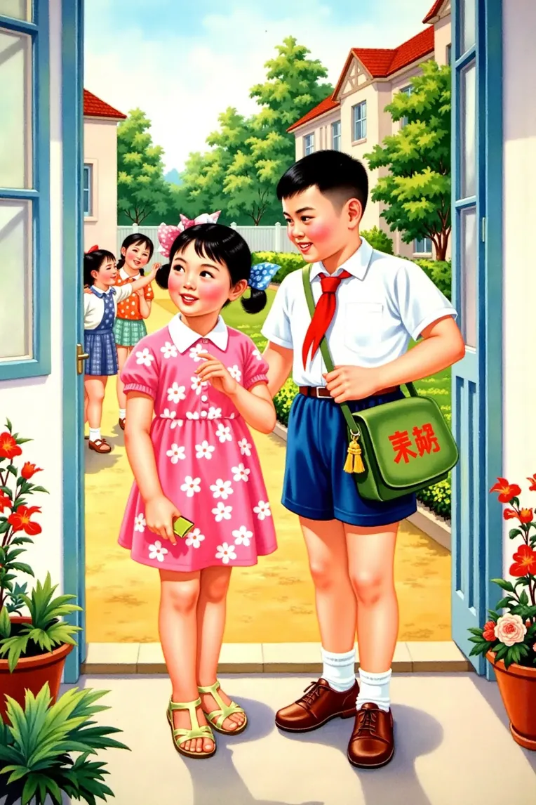 Traditional Painting Media,Girl,Style Boost,LoRA,FLUX.1