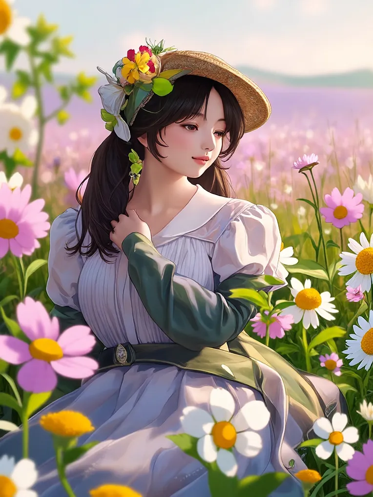 CGI style,Anime Style,Girl,Workflow,