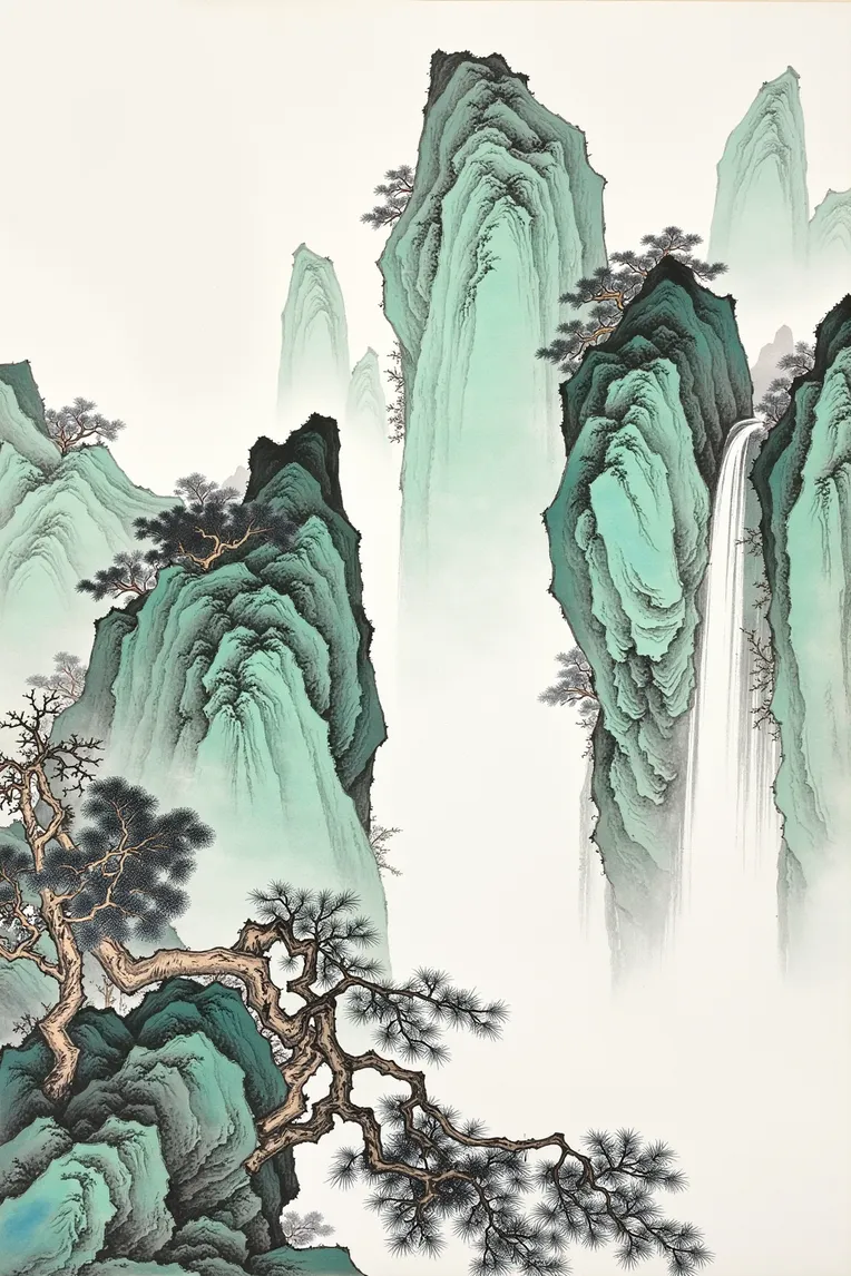 Traditional Painting Media,Style Boost,Landscape,LoRA,FLUX.1