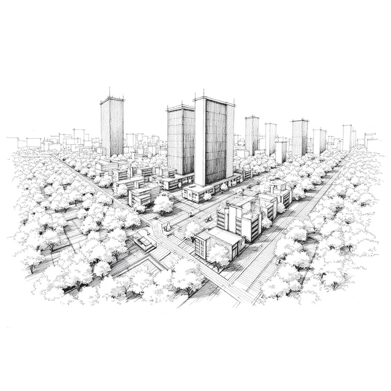 Hand-Drawn,Arch & Interiors,Building,LoRA,FLUX.1