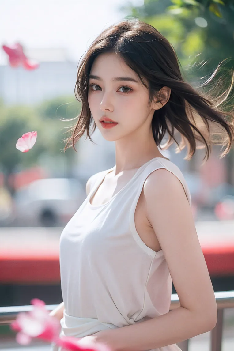 Realistic,Street Photography,Girl,Checkpoint,SD 1.5