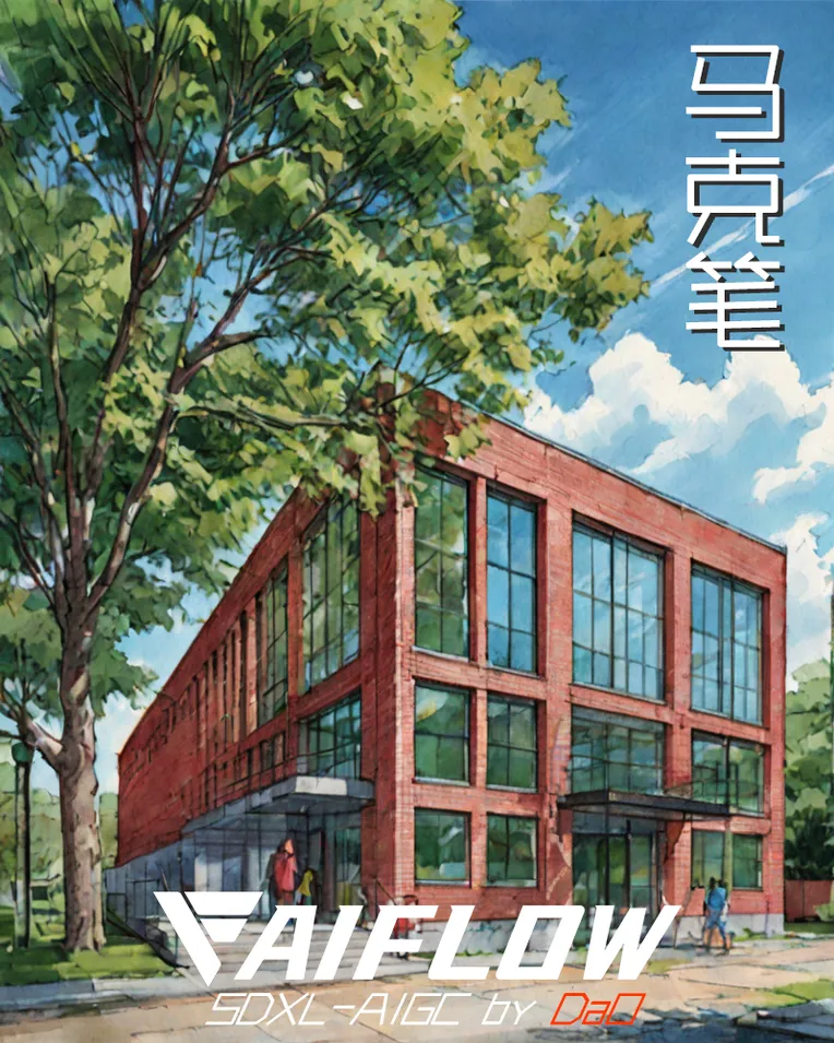 Classic Painting,Traditional Painting Media,Building,LoRA,SDXL