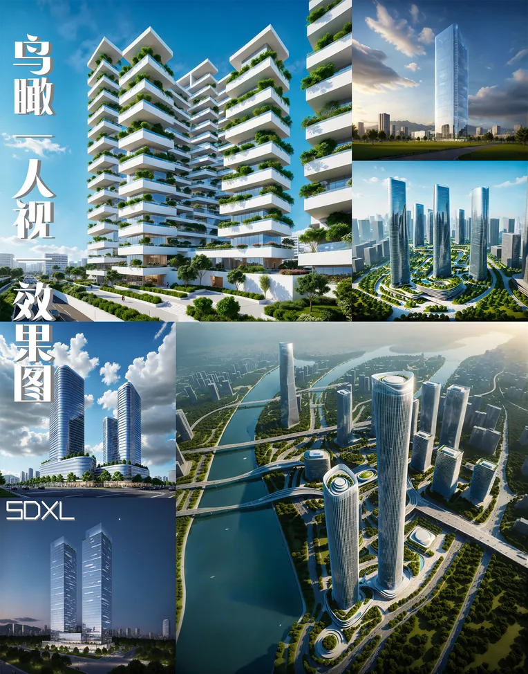 Realistic,Architectural Design,Building,LoRA,SDXL