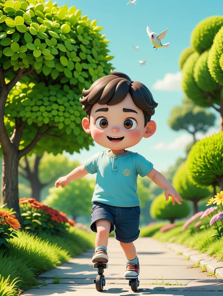 Cartoon style,Digital Painting Media,Boy,LoRA,SD 1.5