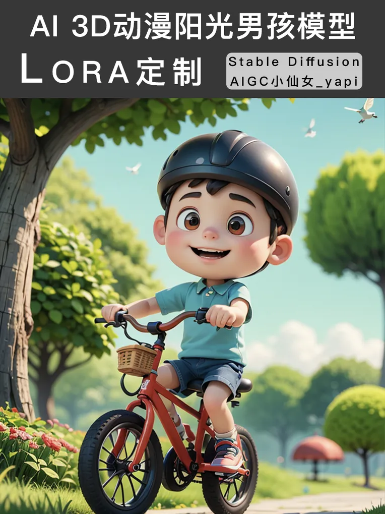 Cartoon style,Digital Painting Media,Boy,LoRA,SD 1.5