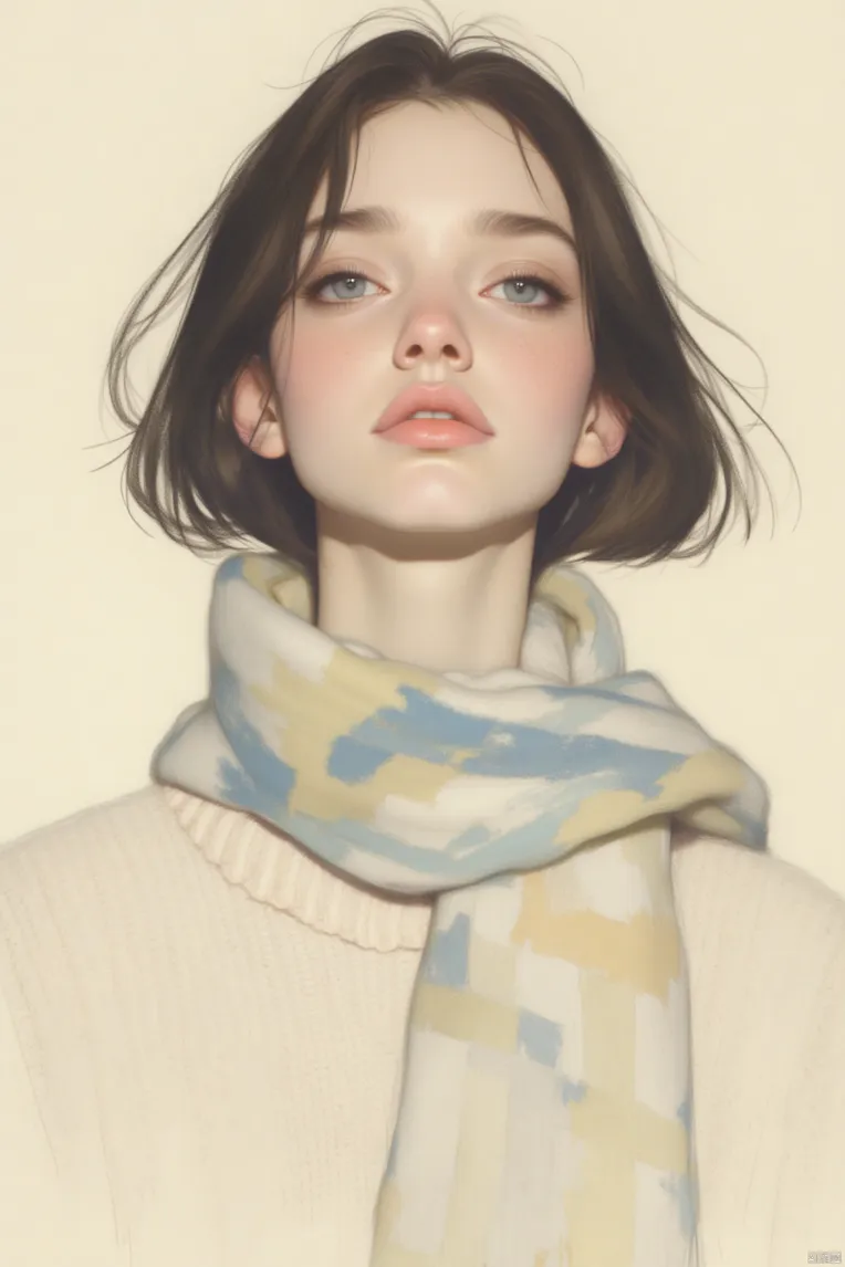 Traditional Painting Media,Girl,Style Boost,LoRA,FLUX.1