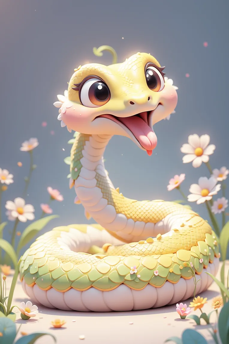 The cute pet snake toy from the twelve zodiac signs - Q