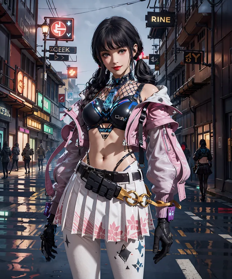 CGI style,Anime Character,Girl,LoRA,SD 1.5