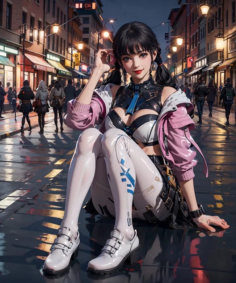 CGI style,Anime Character,Girl,LoRA,SD 1.5