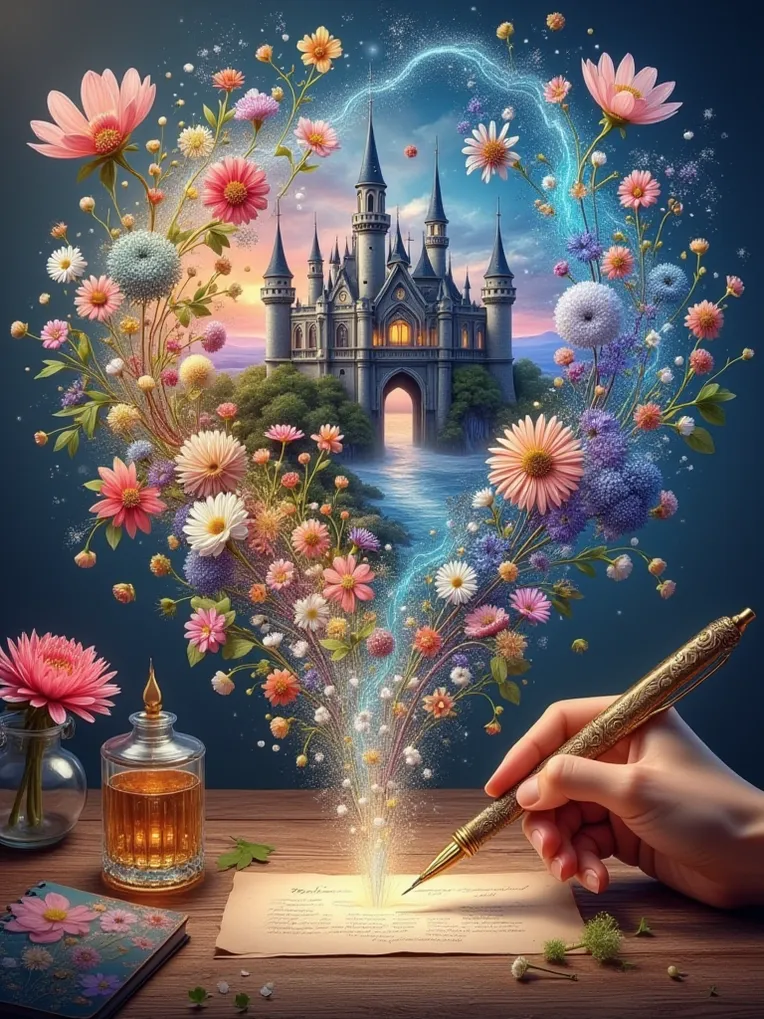 Digital Painting Media,Style Boost,Plant,LoRA,FLUX.1