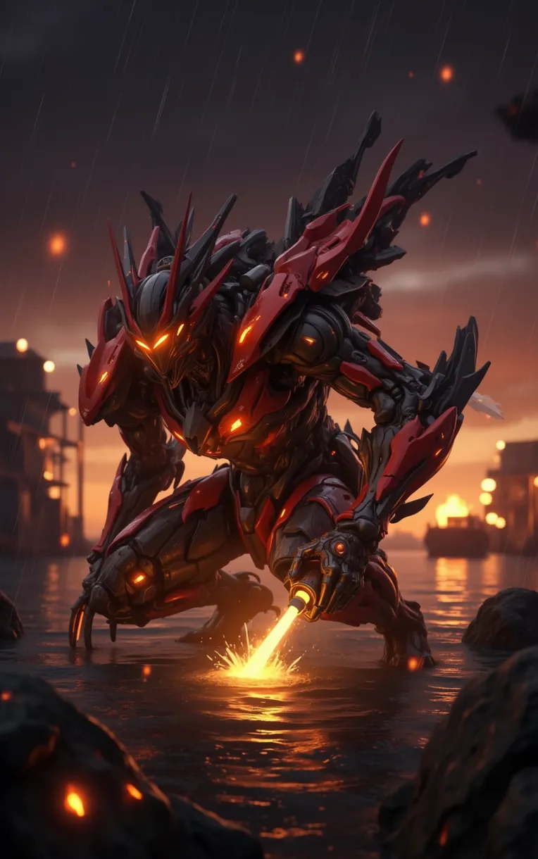 CGI style,Style Boost,Mecha,LoRA,FLUX.1