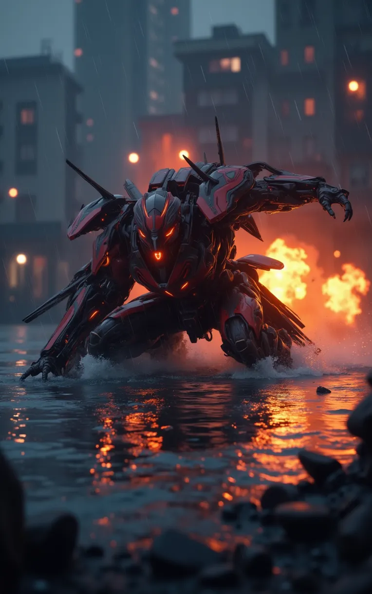 CGI style,Style Boost,Mecha,LoRA,FLUX.1