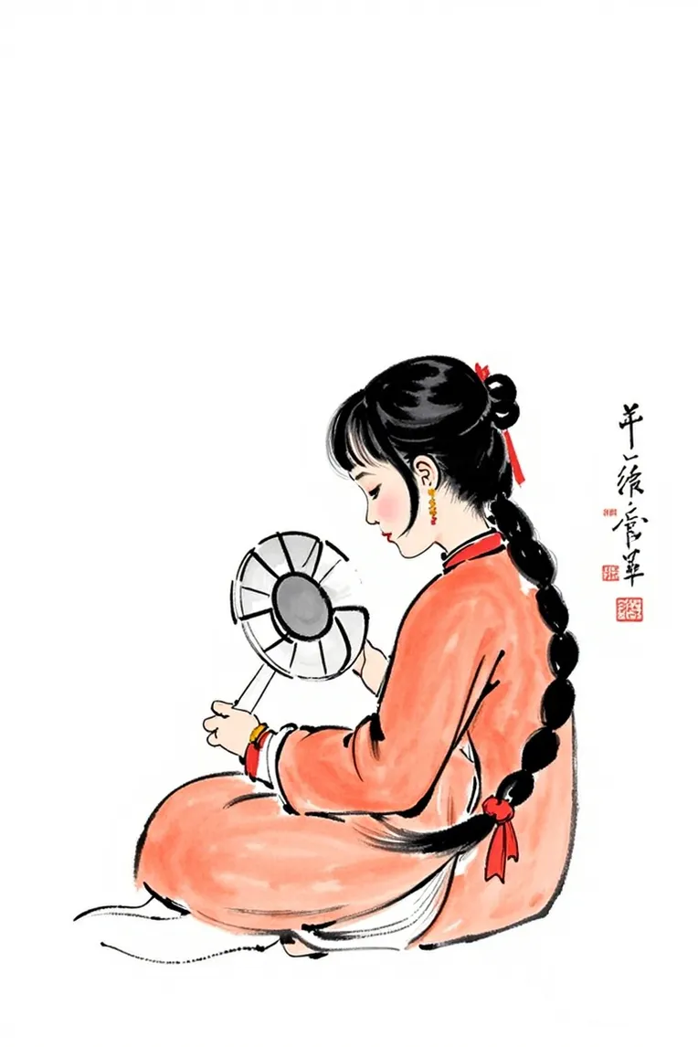 Traditional Painting Media,Girl,Style Boost,LoRA,FLUX.1