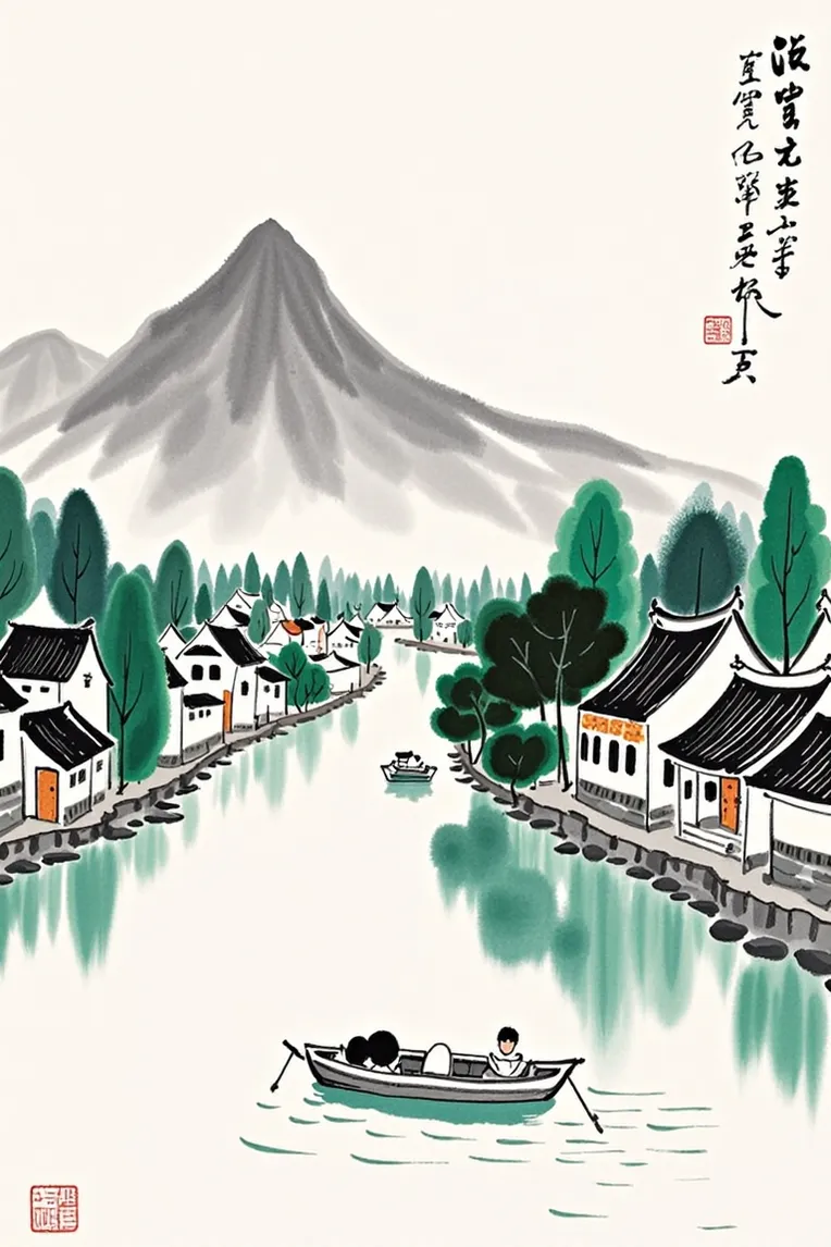 Traditional Painting Media,Girl,Style Boost,LoRA,FLUX.1