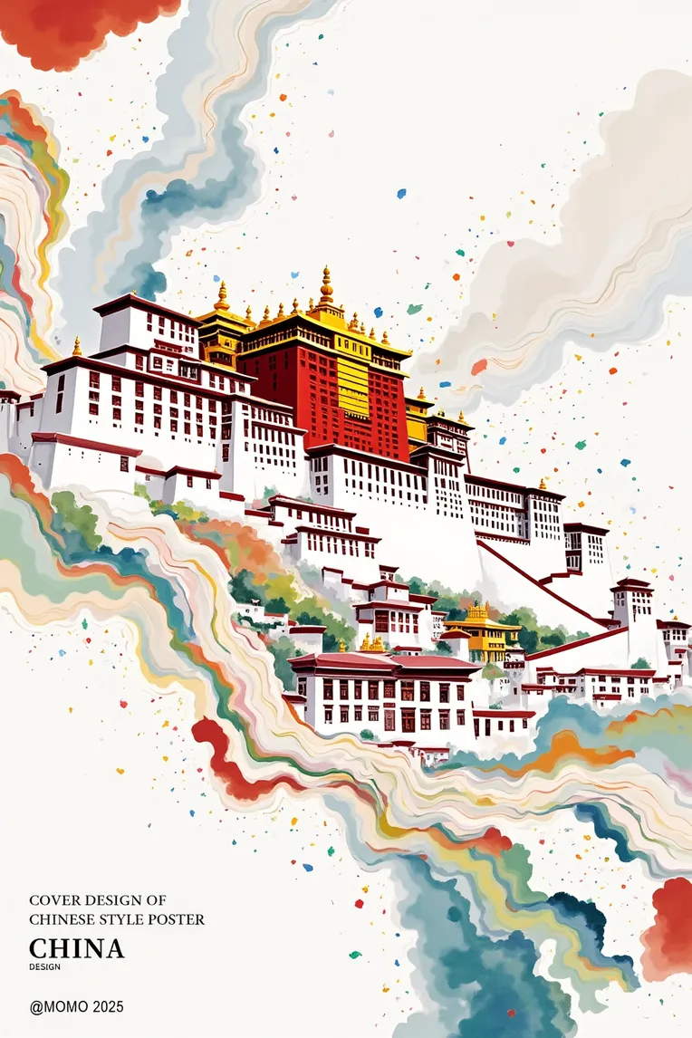 Chinese Style,Digital Painting Media,Building,LoRA,FLUX.1