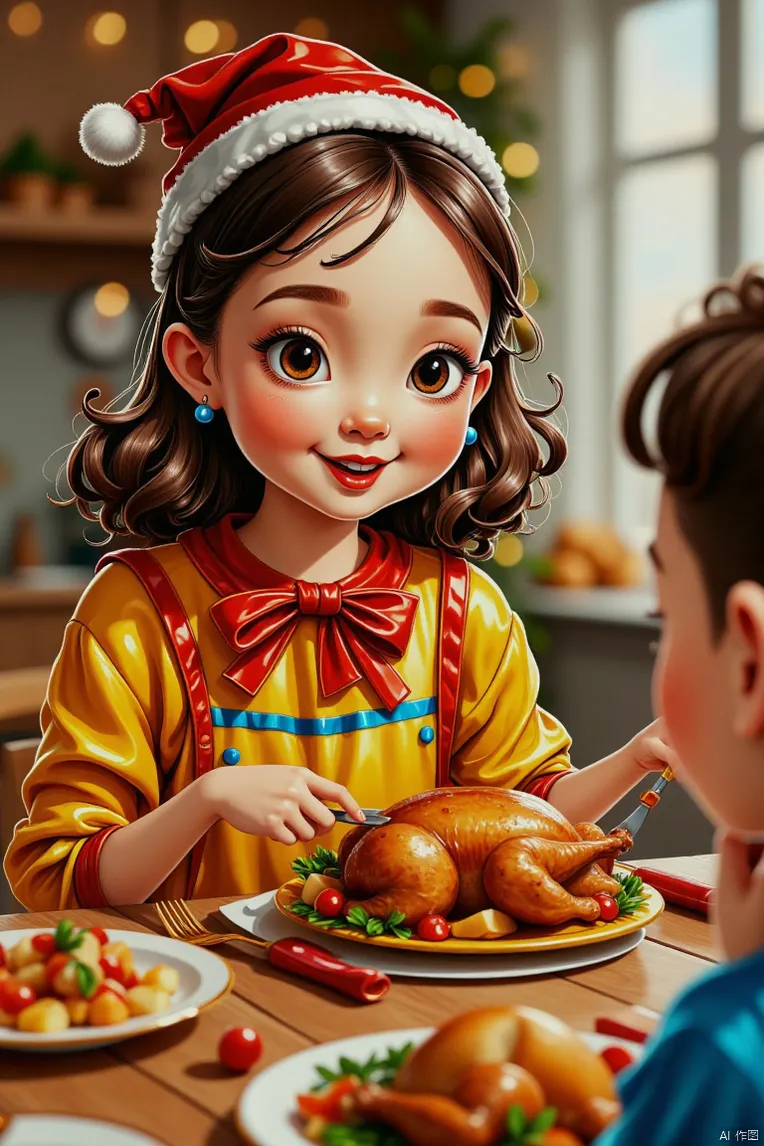 Cartoon style,Girl,Object Enhance,LoRA,FLUX.1