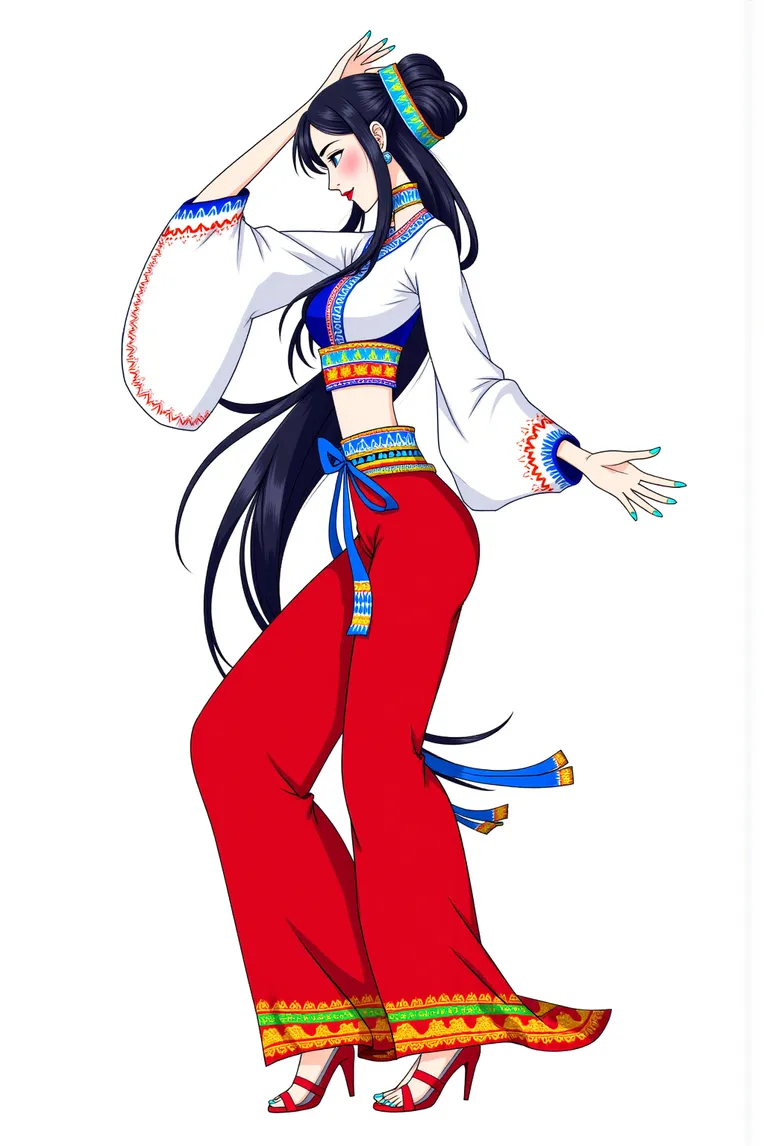 Traditional Painting Media,Girl,Style Boost,LoRA,FLUX.1