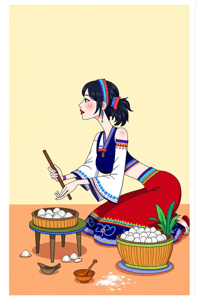 Traditional Painting Media,Girl,Style Boost,LoRA,FLUX.1