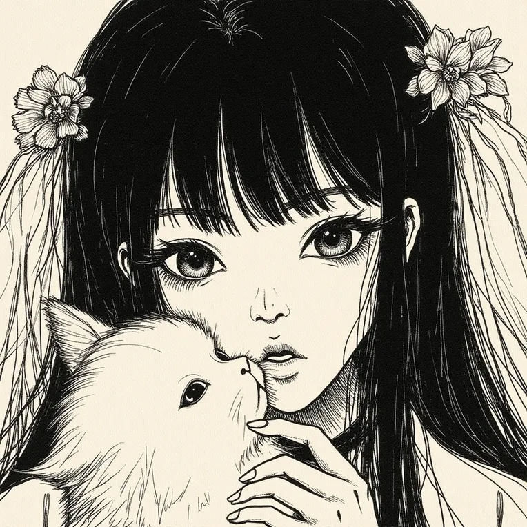 Traditional Painting Media,Girl,Style Boost,LoRA,FLUX.1