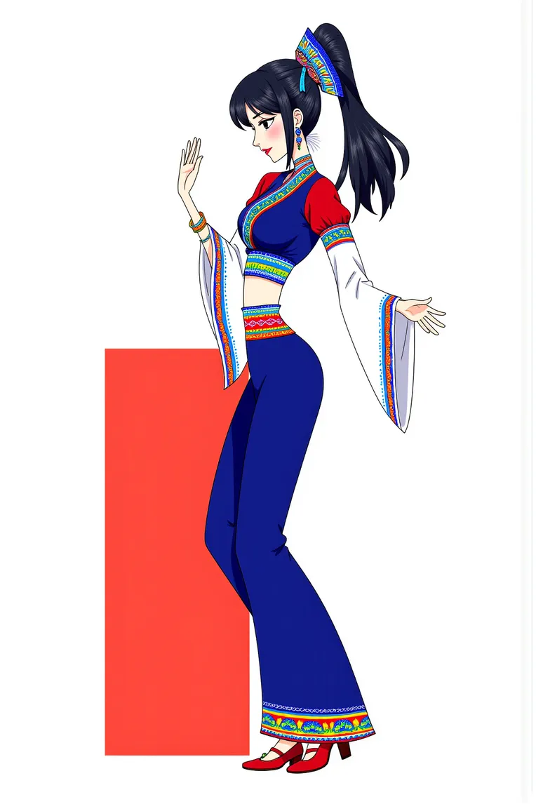 Traditional Painting Media,Girl,Style Boost,LoRA,FLUX.1