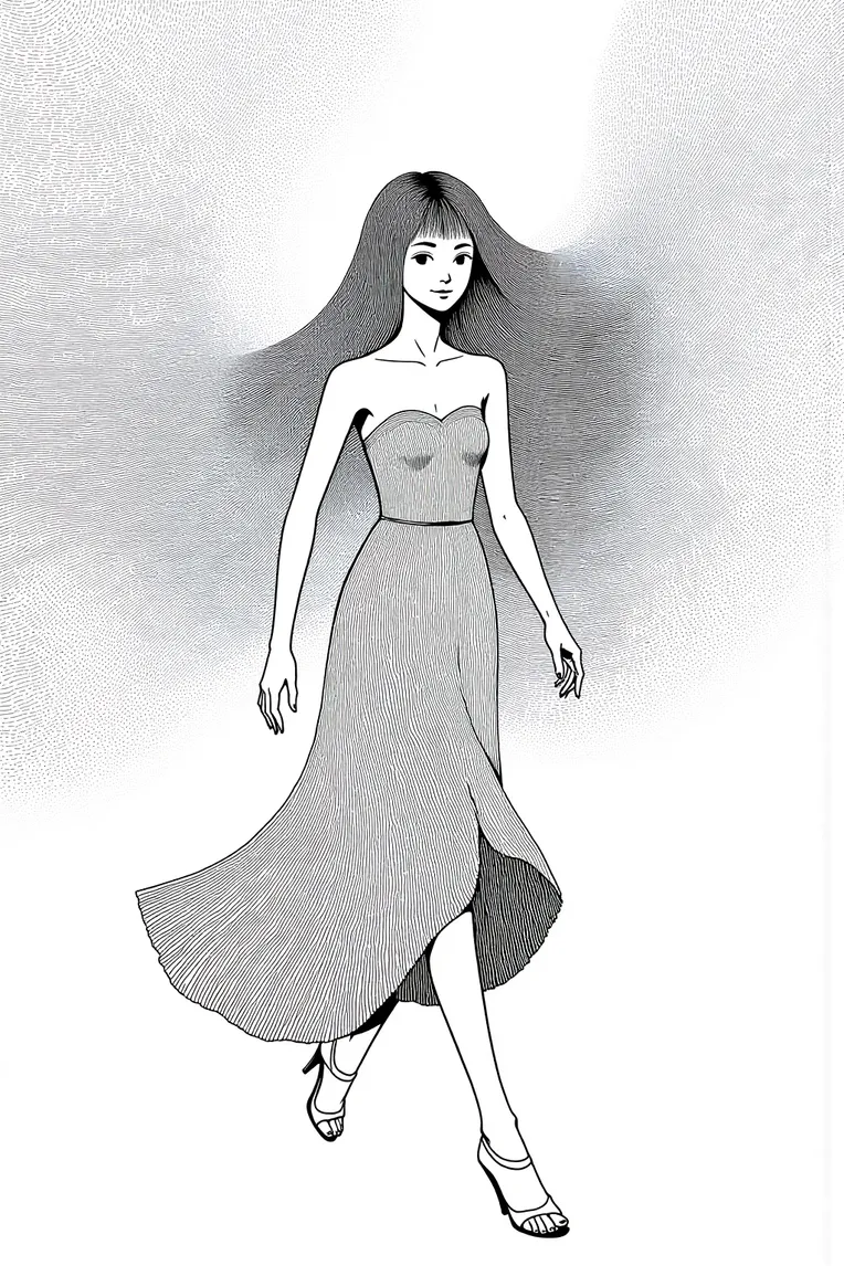 Traditional Painting Media,Girl,Style Boost,LoRA,FLUX.1