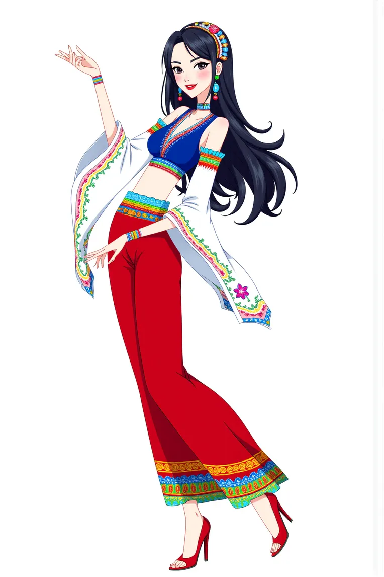 Traditional Painting Media,Girl,Style Boost,LoRA,FLUX.1